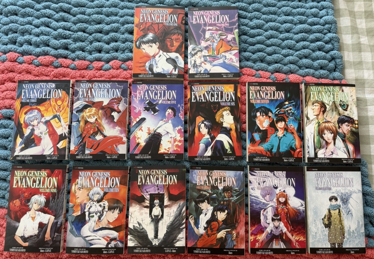 Neon Genesis Evangelion Manga 1-14 Complete (2/14 First Editions
