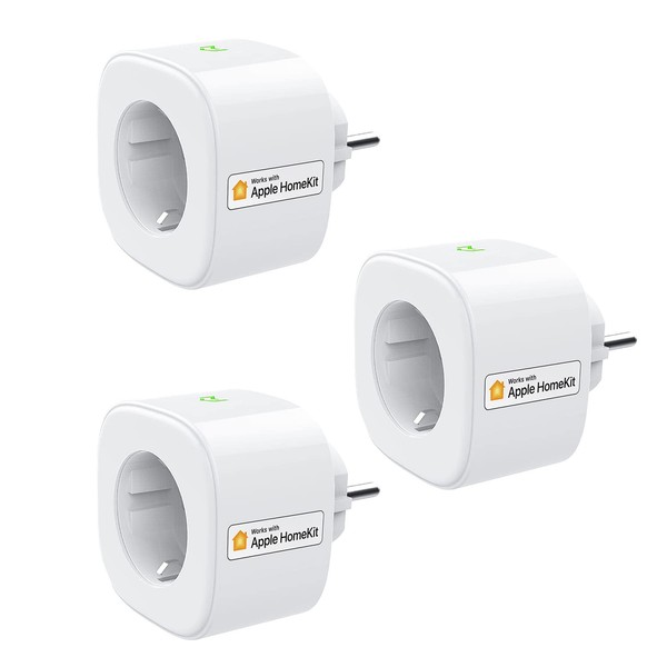 Smart Wlan Steckdose Homekit Alexa Google Sprachsteuerung 16A 3Er Pack meross-image
