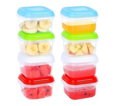 8 PCS 4oz Baby Food Storage Containers, Leakproof Freezer Safe Jars Set, New USA