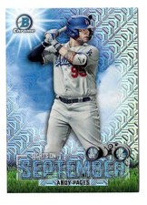 2023 Andy Pages Bowman Chrome Mega Mojo Refractor Rookie Sights on September