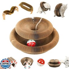 Planatex Kitty Kurlz Cat Toy, Magic Organ Scratching Board, Foldable Cat Scra