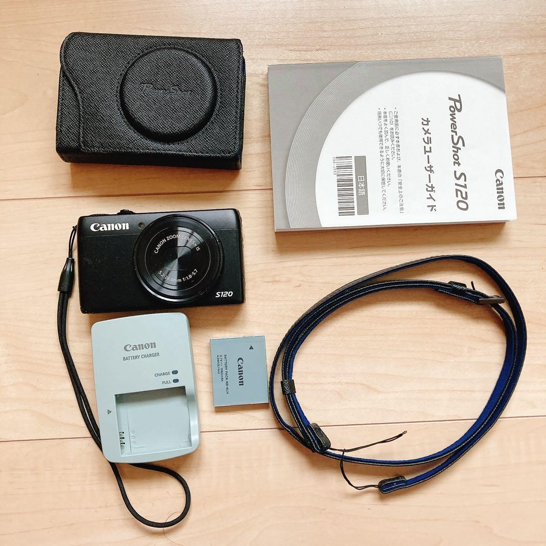 Canon PowerShot S120 本体と付属品 Canon PowerShot S120 Compact Digital Camera with Case and Strap | eBay