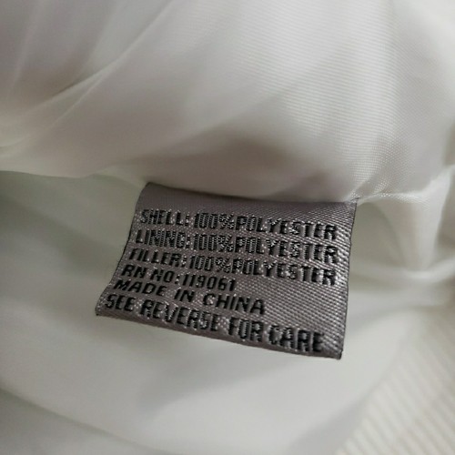 Apollo White Puffer Coat Jacket Womens 2X Faux Fur Trim Hood 4 Pockets Winter - Picture 8 of 22