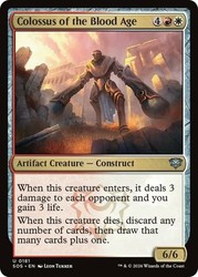 Colossus of the Blood Age 181 Foil Secrets of Strixhaven