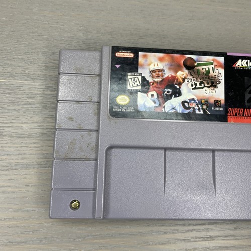 NFL Quarterback Club 96 Super Nintendo Entertainment System 1995 SNES - Picture 2 of 6