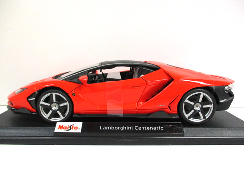 MAISTO - SPECIAL EDITION - LAMBORGHINI CENTENARIO (RED) - 1/18 DIECAST - Picture 7 of 17