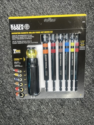 Klein Tools 32950 Ratcheting Impact Rated Hollow Power Nut Driver Set - Picture 2 of 4