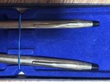 Vintage Cross Classic Century Pen Pencil Set 12KT Gold Filled w/ Box USA
