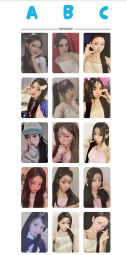 ILLIT - 3. MINI ALBUM "BOMBE" ALLE FOTOKARTEN ALBUM WEVERSE GLLIT VER OFFIZIELL - Bild 11 von 13