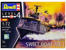 1971 Revell 1/72 Scale US Navy Swift Boat Mk.I Model Kit - Level 4