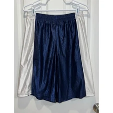 Don Alleson DAZZLE Athletic Shorts Mens L Large Navy Blue White USA Made