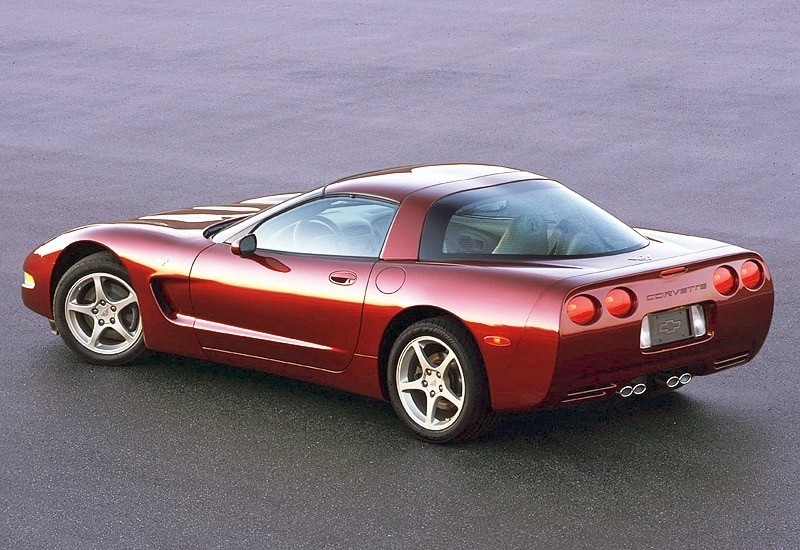 2003 Maroon Chevrolet Corvette   | C5 Corvette Photo 2