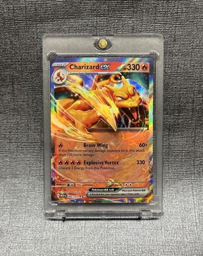 Pokémon TCG Charizard ex Scarlet & Violet-151 006/165 Holo Double Rare - Picture 1 of 2
