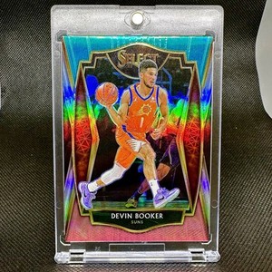 2020-21 Select Devin Booker Teal White Pink Prizm Premier /25 SP SSSP Super Rare