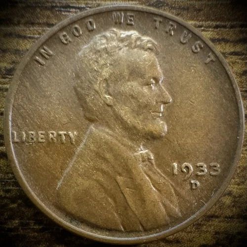 1933-D Lincoln Wheat Cent XF/AU BETTER DATE