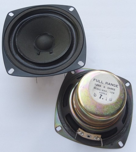 vintage pair of Realistic #1268 full-range 4" drivers, c.1985—superb condition - Picture 6 of 6