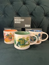 Starbucks 2024 Wicked Discovery Series Complete Set Mug 14 Oz Brand New
