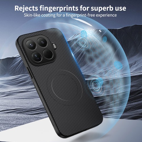 For XiaoMi 15T / 15T Pro Magnetic Hybrid Armor Carbon Fiber Case Cover - Picture 6 of 14