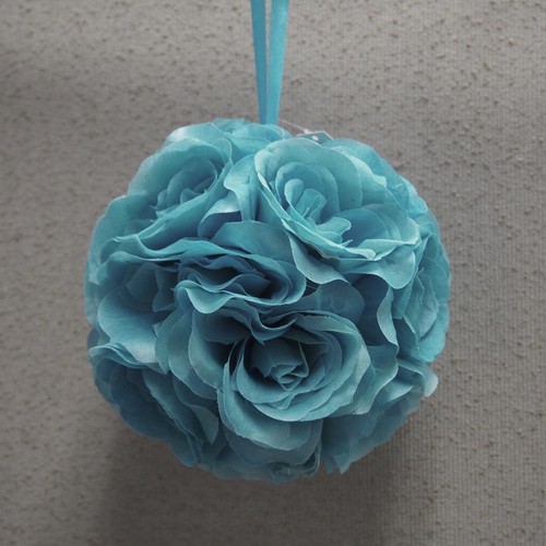 Centro de boda bolas de flores de seda, 6 pulgadas - Imagen 5 de 11