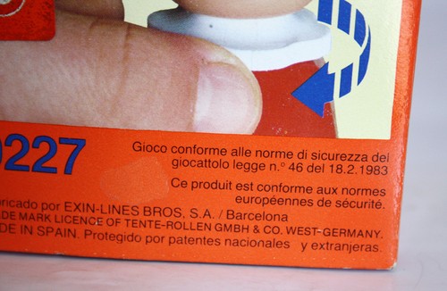 RARE VINTAGE 80'S TENTE ELEPHANT 0227 BLUE CAR CONSTRUCTION TOY EXIN SPAIN NEW ! - Picture 9 of 10