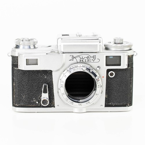 Kiev 4 Camera | 50mm f2 lens | White | Soviet union | 1957 - 1979 - Picture 2 of 12