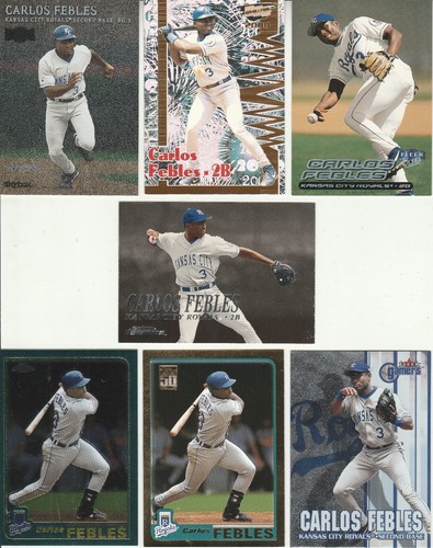 ⚾ 20 + different CARLOS FEBLES cards lot 1999 - 2003 all Royals - Picture 2 of 3