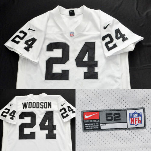 CHARLES WOODSON OAKLAND RAIDERS LAS VEGAS JERSEY NIKE AUTHENTIC SEWN 52 2XL - Picture 1 of 14