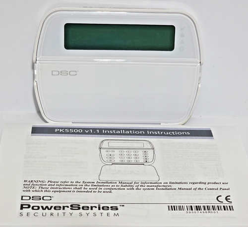 DSC PK5500 PowerSeries 64-Zone LCD Full-Message Keypad