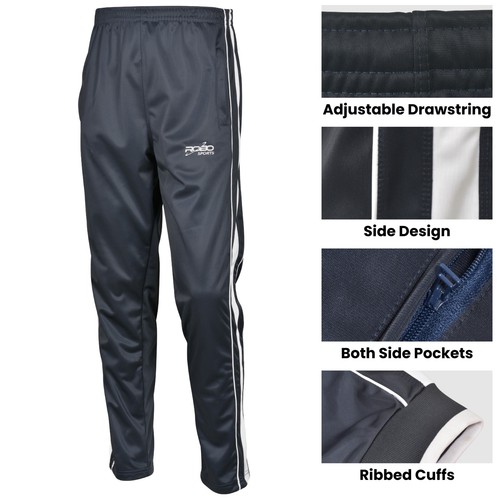 New Mens Tracksuit Sets Bottoms Jogging Casual Gym Jogging Striped Sweat Suits - Picture 5 of 52