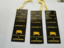 4 Livestrong Lance Armstrong Bookmarks