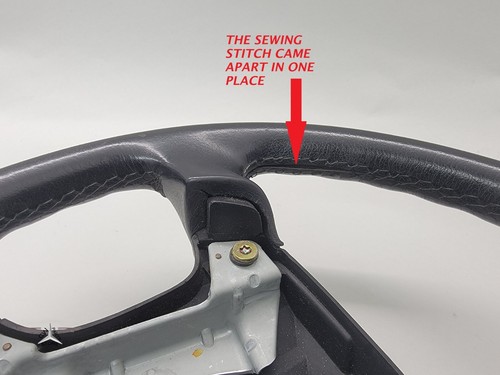 BMW 325i E36 Steering Wheel Black 94-99 OEM - Picture 8 of 23