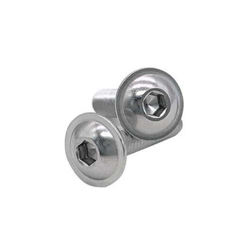 M6 6mm-60mm 304 SS INNENSECHSKANTSCHRAUBE KNOPF RUND Sechskant SCHEIBENKOPFSCHRAUBEN - Bild 2 von 5