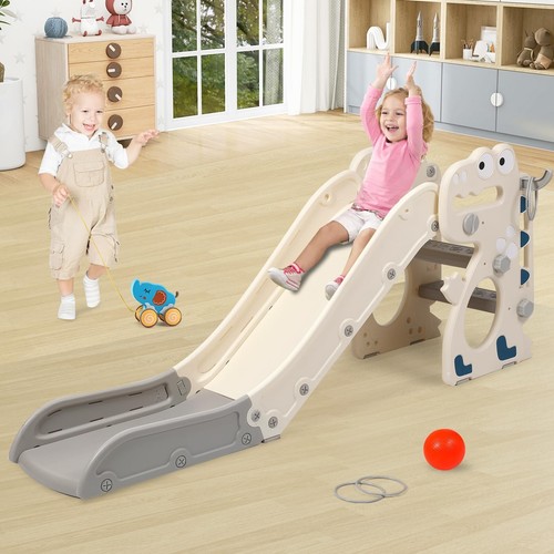 Indoor Slide for Toddlers 1-3, Foldable Baby Kids Toddler Slide Indoor Playse...