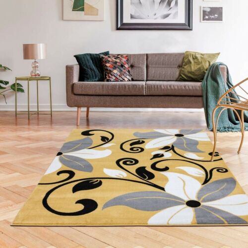Rugs Area 5x7 Carpets Large, Yellow Area Rugs For Living Room