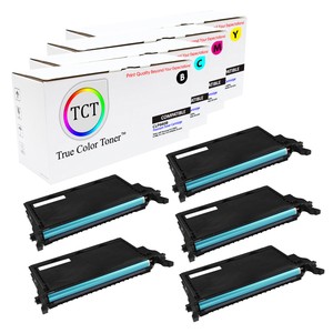 TCT-5PK-CLP-660-Color-Toner-Cartridge-Samsung-CLP660-CLP610-CLX6200-CLX6210