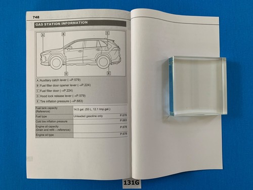 2021 Toyota RAV4 LE XLE Limited Adventure TRD Owners Manual Owner Navi Books Set - Picture 7 of 7
