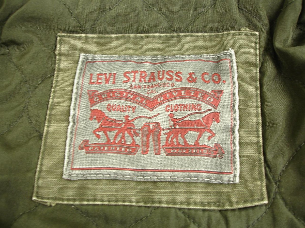 MESSAGERIE ミリタリージャケット オリーブグリーン　Levi’s Levi's ミリタリージャケット M オリーブグリーン - メルカリ
