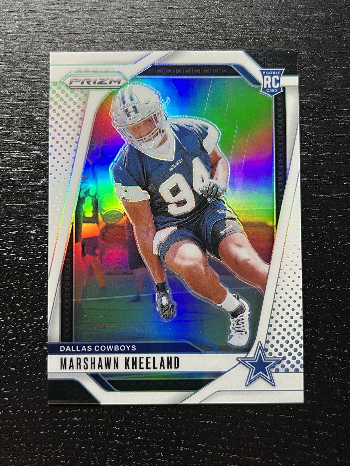 2024 Panini Prizm MARSHAWN KNEELAND White 30/35 Rookie Card #373 Cowboys RC