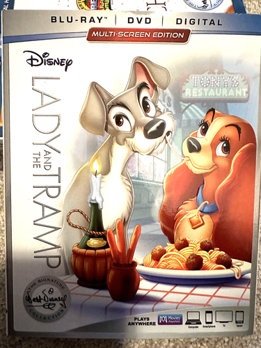 Lady and the Tramp (The Walt Disney Signature Collection) (Blu-ray, 1955) NIB - Picture 2 of 6