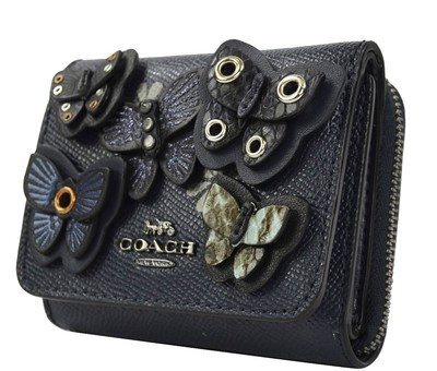coach butterfly applique wallet