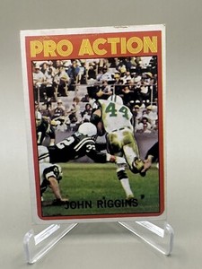 JOHN RIGGINS 1972 Topps Pro Action ROOKIE #126 - EX - NY Jets