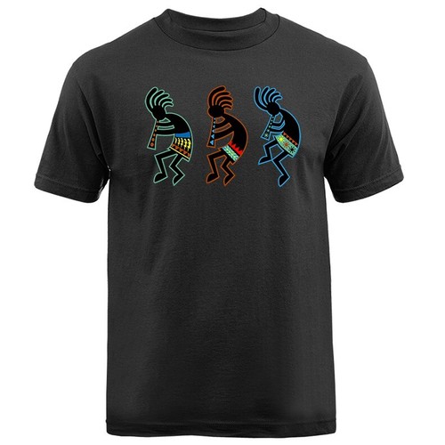 Camiseta gráfica Southwest Dancing Kokopelli indio nativo americano - Imagen 5 de 16