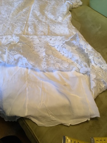 Hugo BossKleid Weiß Spitze Mit Taschen Gr 44 - Bild 12 von 12