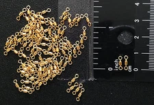 50 pcs Brass Rolling Swivels Size # 9 (NEW) Free Shipping