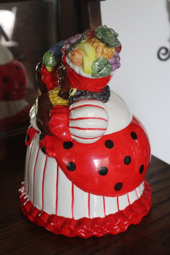 Fitz & Floyd “Rio Rita” Cookie Jar Jamaican Lady Dancer Rare! - Picture 7 of 20