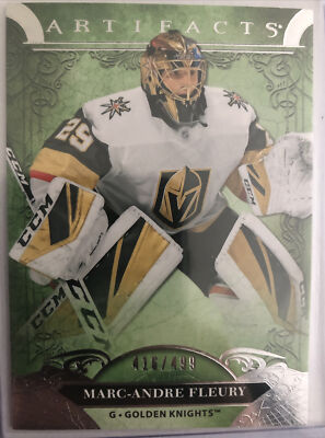 2020-21 Artifacts Marc-Andre Fleury /499 #105 SP UD 20/21 Las Vegas Upper Deck !