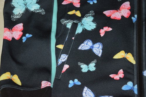 Boston Proper 2 Piece Warm Up Track Suit Athleisure Butterfly S - Picture 3 of 6