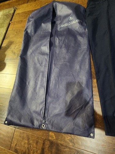 Angelo Galasso Uomo Abito 2 Pezzi 54/50 Blazer Giacca Formale Cotone Pantaloni - Foto 4 di 21