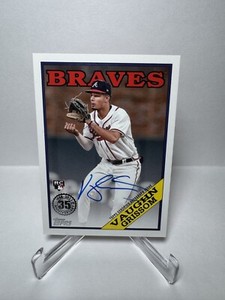 2023 Topps Update Vaughn Grissom 1988 On Card Auto RC Atlanta Braves #888BA-VG
