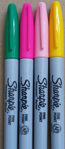 SHARPIE ORIGINAL FINE POINT PERMANENTE MARKER X 4 - Bild 2 von 2